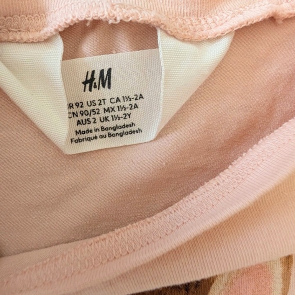 Bundle of 2 H&M Cotton Long Sleeve Girl Shirts & H&M Pants - Picture 5 of 9